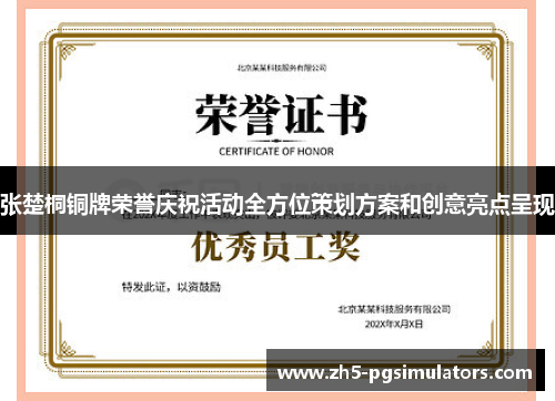 张楚桐铜牌荣誉庆祝活动全方位策划方案和创意亮点呈现