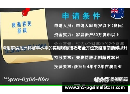 深度解读澳洲杯赛事水平的实用观赛技巧与全方位攻略指南助你提升